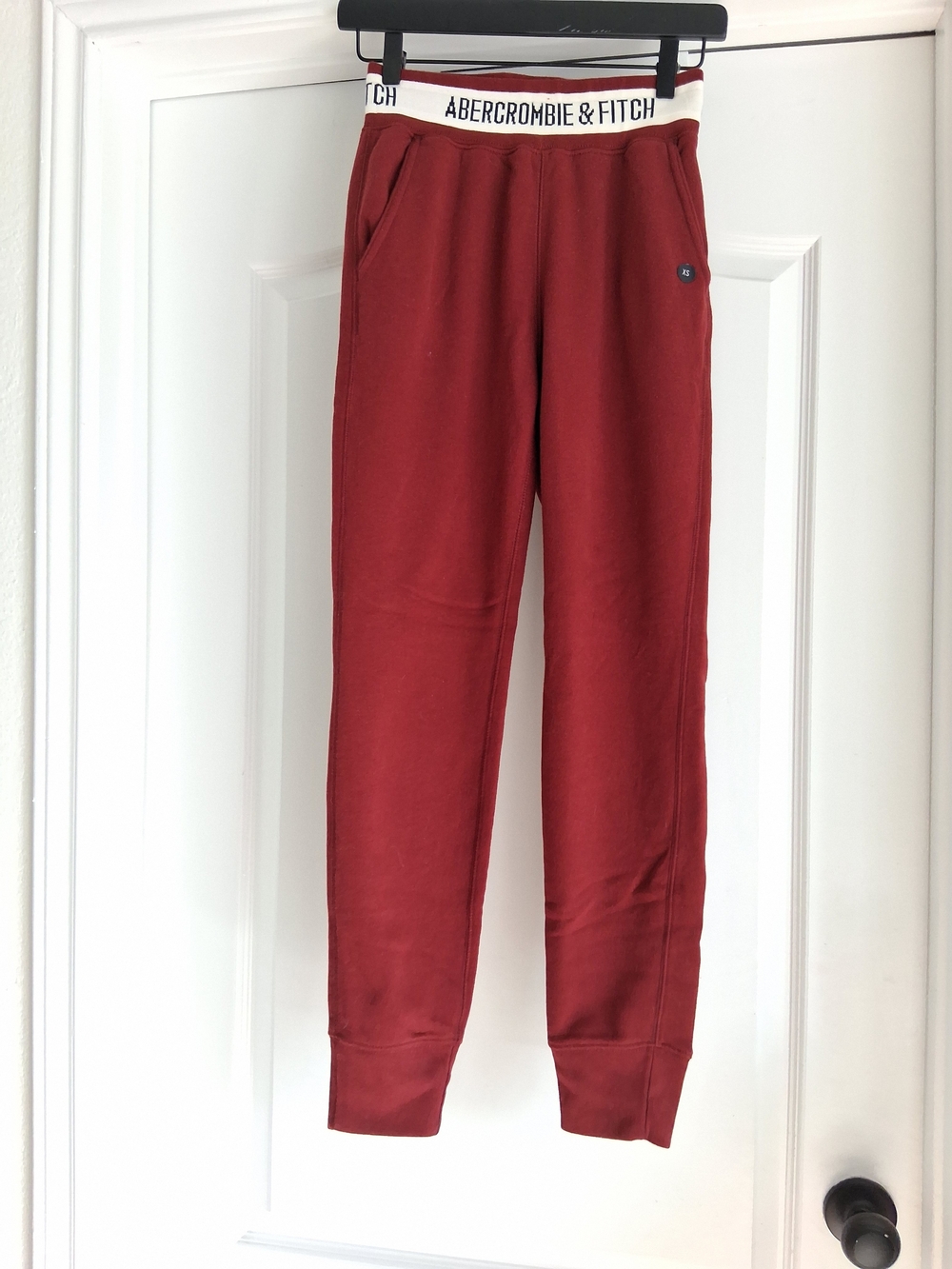 Abercrombie & Fitch Red Jogger Sweatpants